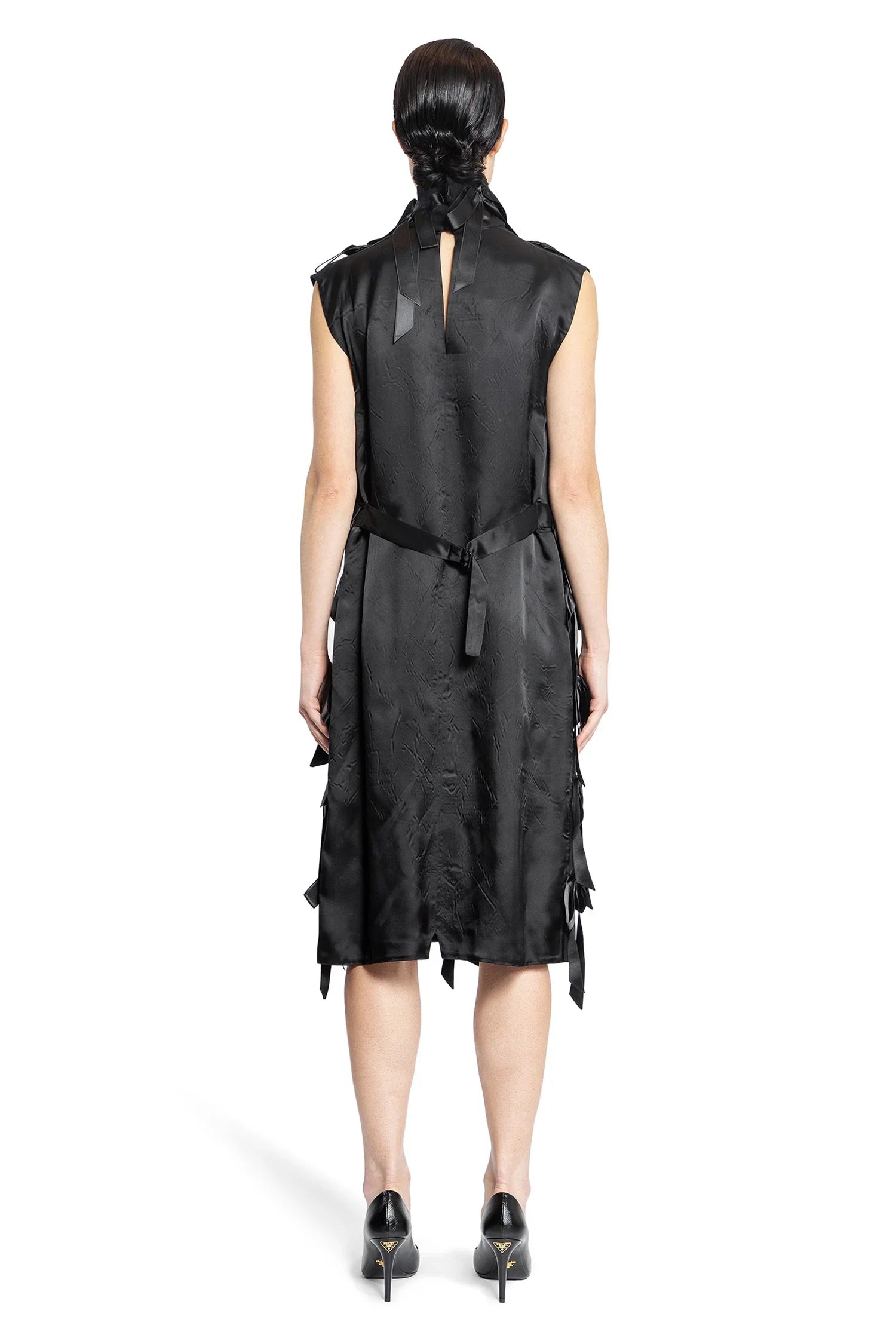 Sablé Dress With Bows Prada – Гарантія оригінальності – збільшений вид