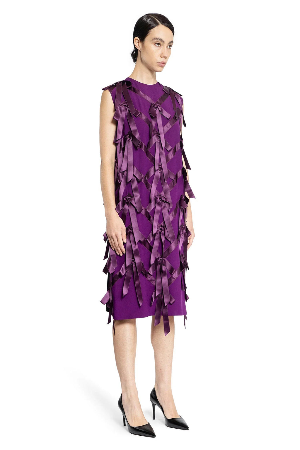 Sablé Dress With Bows Prada – Гарантія оригінальності – детальний вид