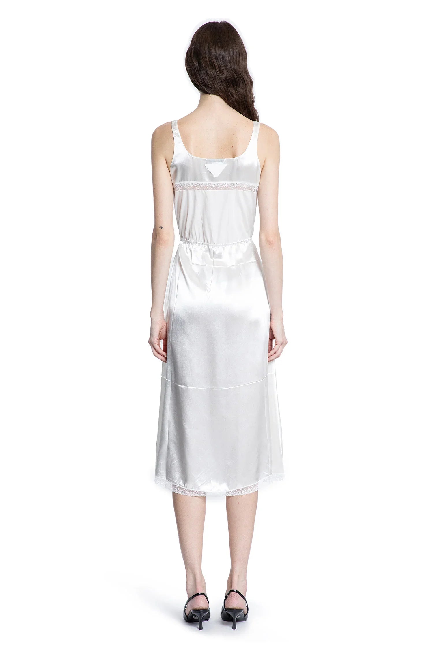 Embroidered Old Batiste Dress Prada – Гарантія оригінальності – збільшений вид