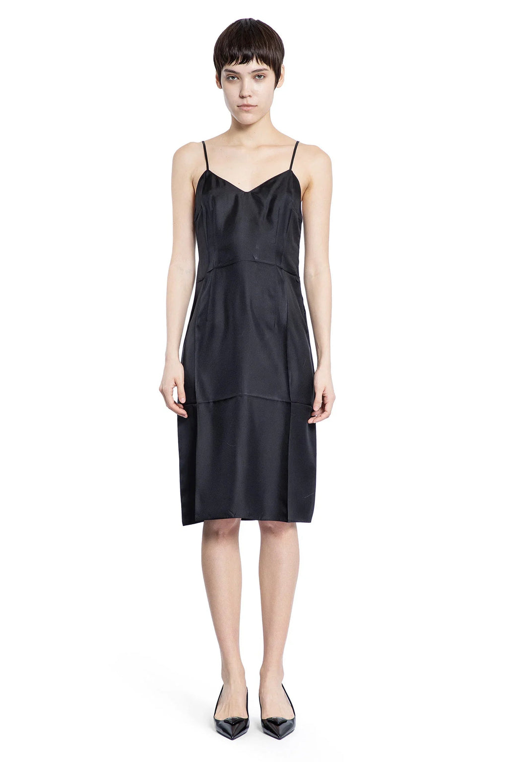 Оригінальна Silk Slip Dress Prada – боковий вид