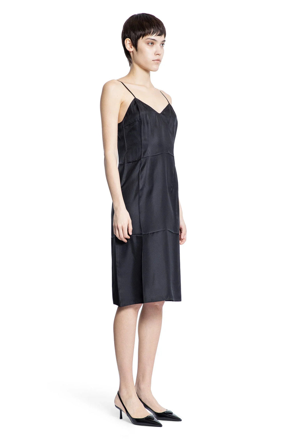 Оригінальна Silk Slip Dress Prada – вид ззаду