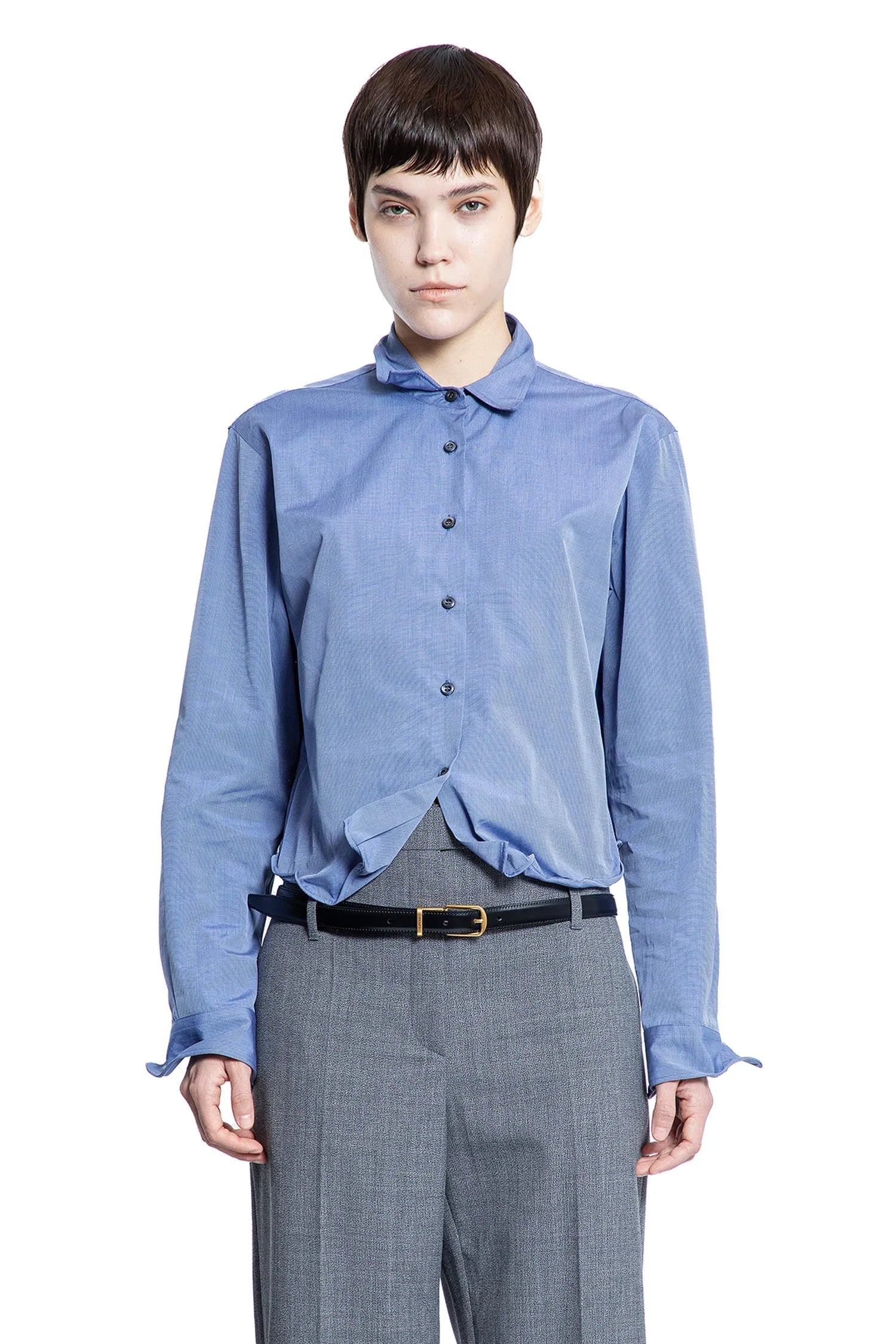 Оригінальна Woman Blue Shirts Prada – вид ззаду