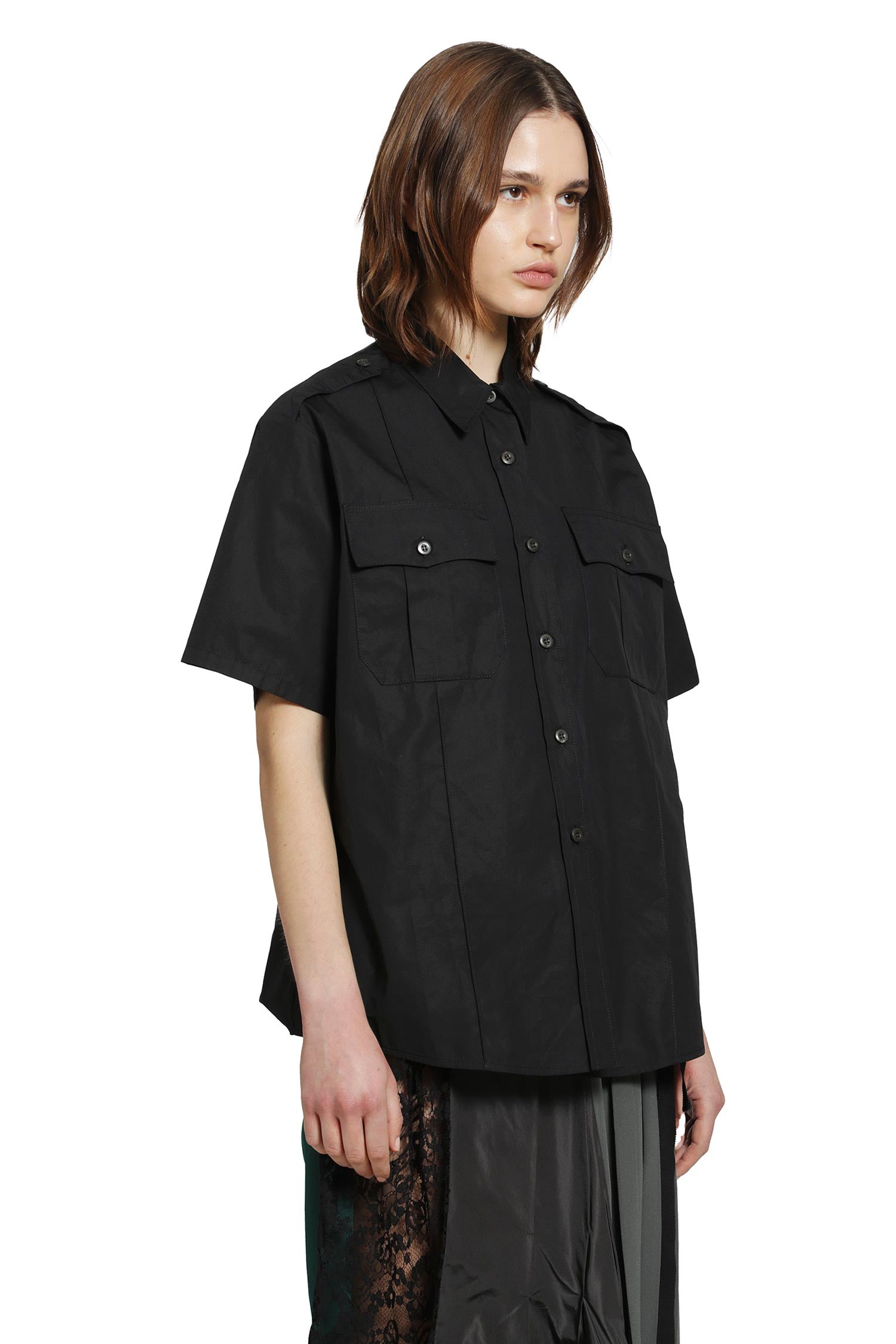 Short Sleeve Poplin Shirt Prada оригінал – Купити в Україні – детальний вид