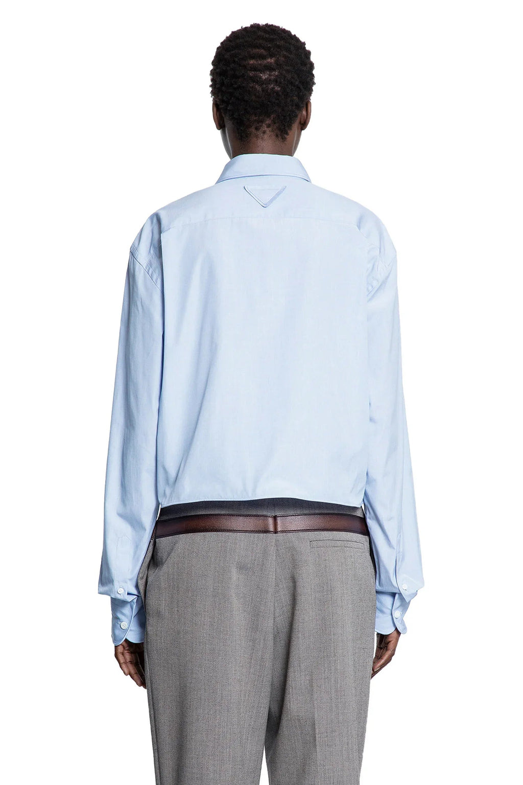 Ruffled Cotton Shirt Prada оригінал – Купити в Україні – збільшений вид