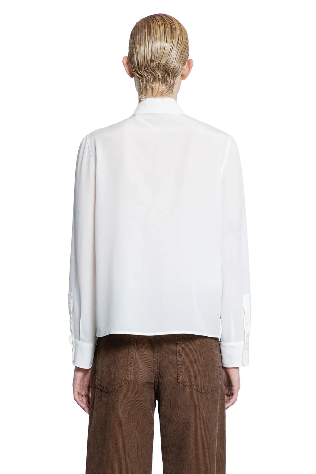 Crêpe De Chine Shirt Prada – Гарантія оригінальності – збільшений вид