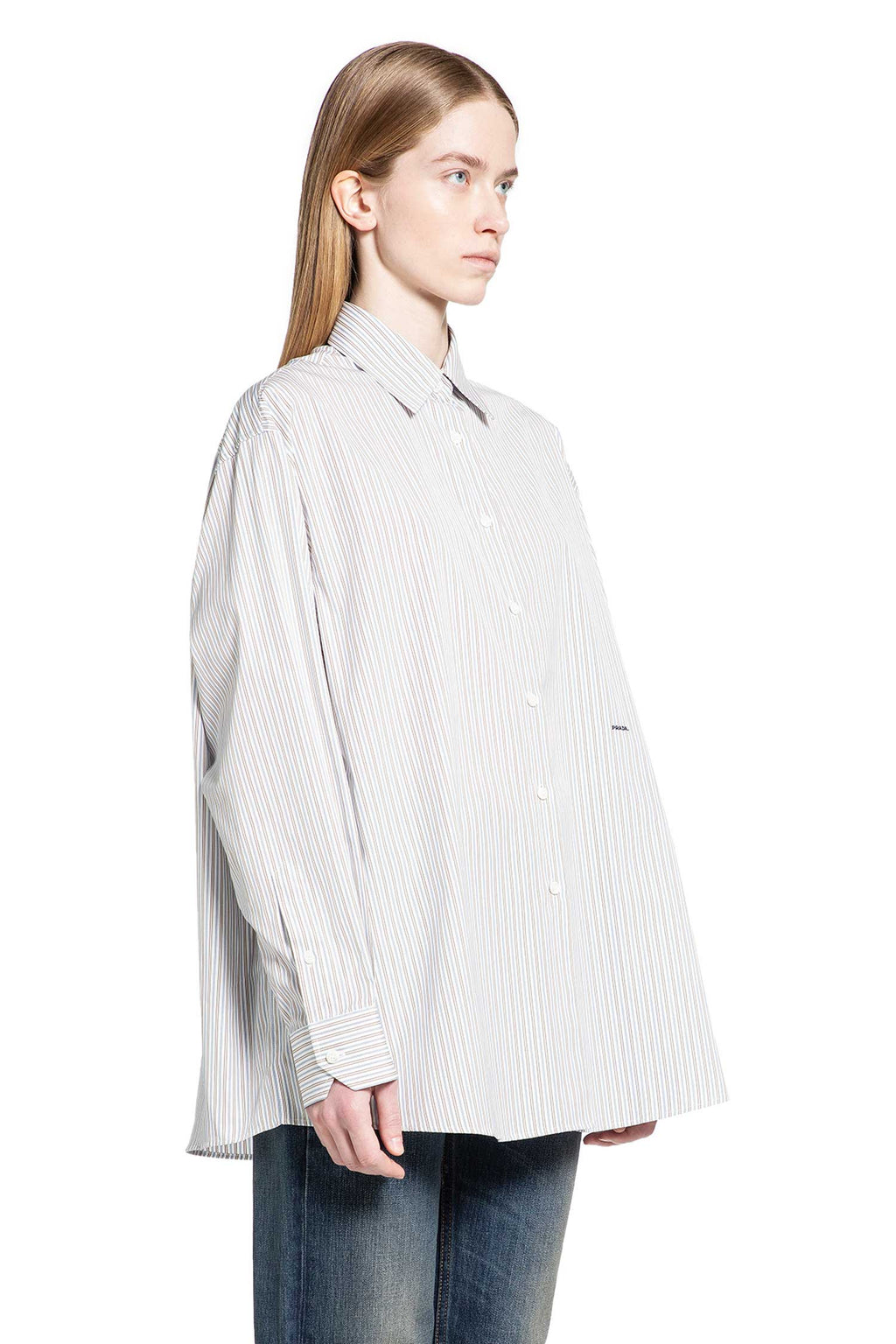 Striped Cotton Shirt Prada оригінал – Купити в Україні – детальний вид