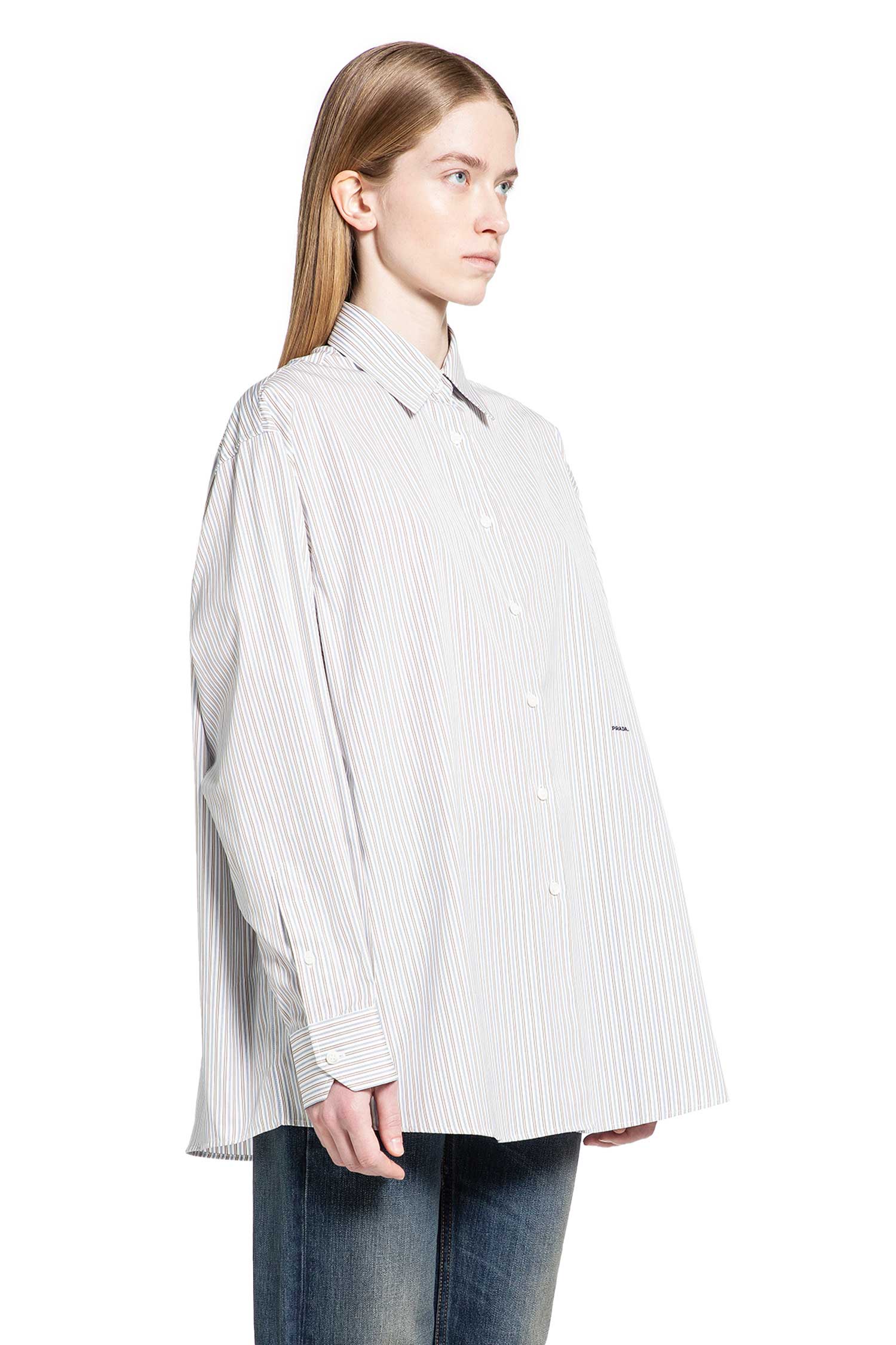 Striped Cotton Shirt Prada оригінал – Купити в Україні – детальний вид