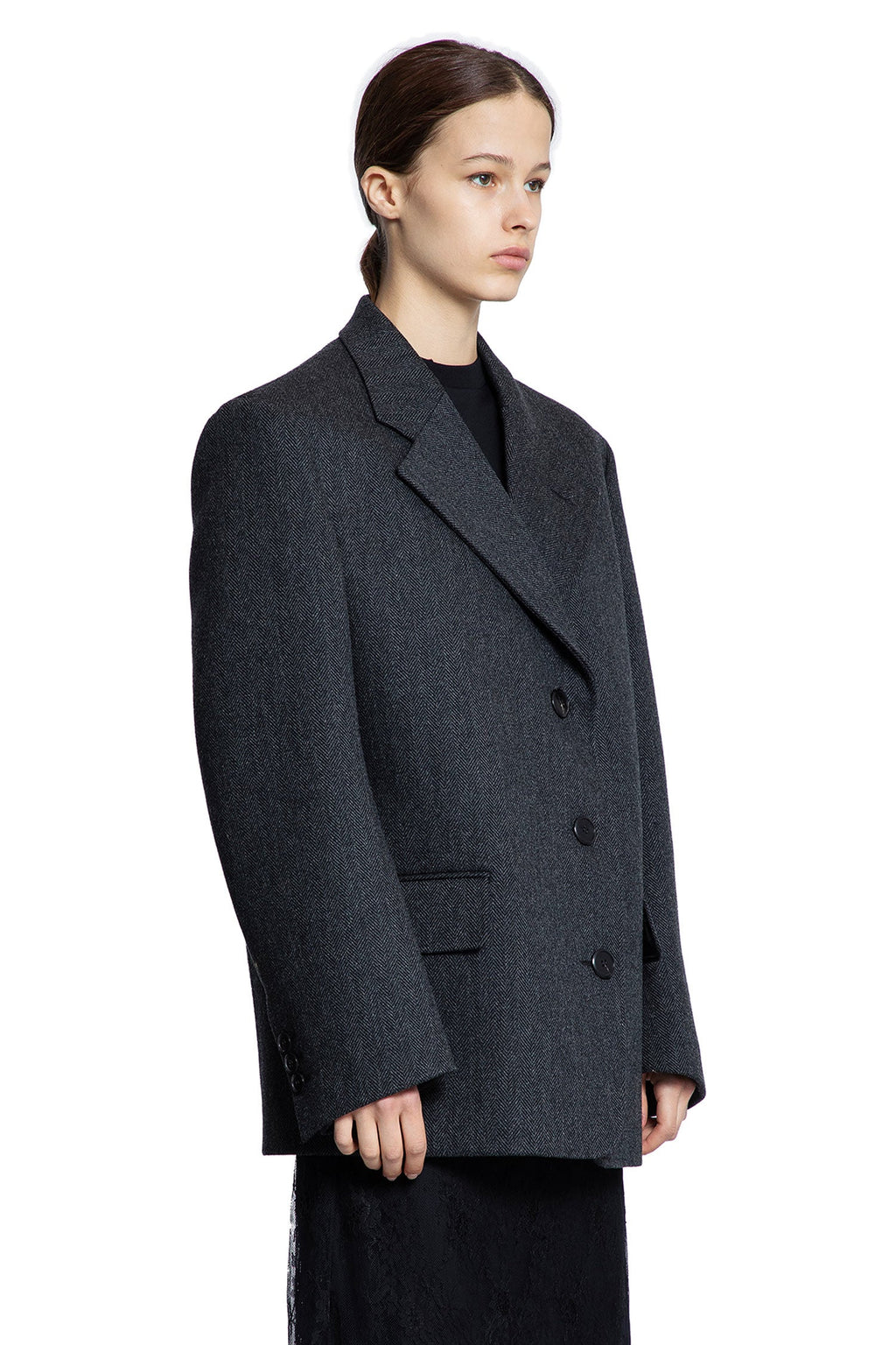 Chevron Wool Blazer Prada оригінал – Купити в Україні – детальний вид