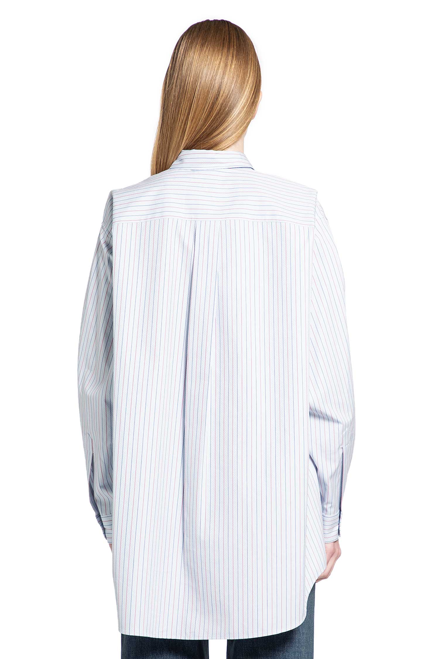 Herringbone Striped Cotton Shirt Prada оригінал – Купити в Україні – детальний вид