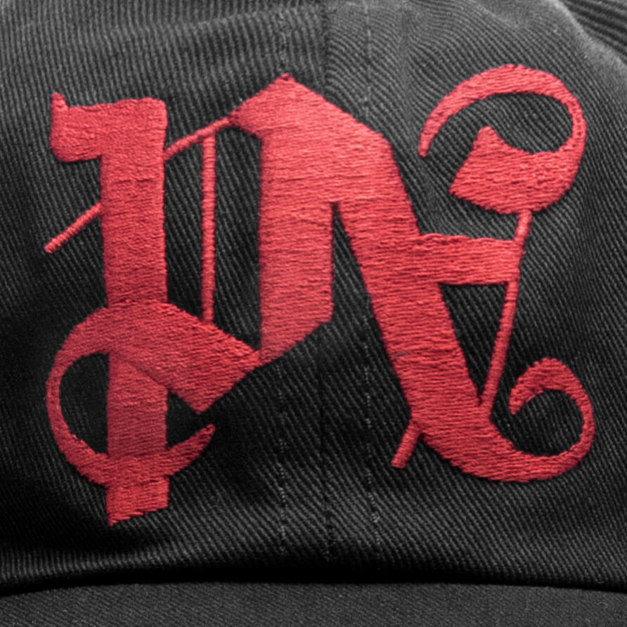 Pa Monogram Embroidered Cap Palm angels – Гарантія оригінальності – вид ззаду