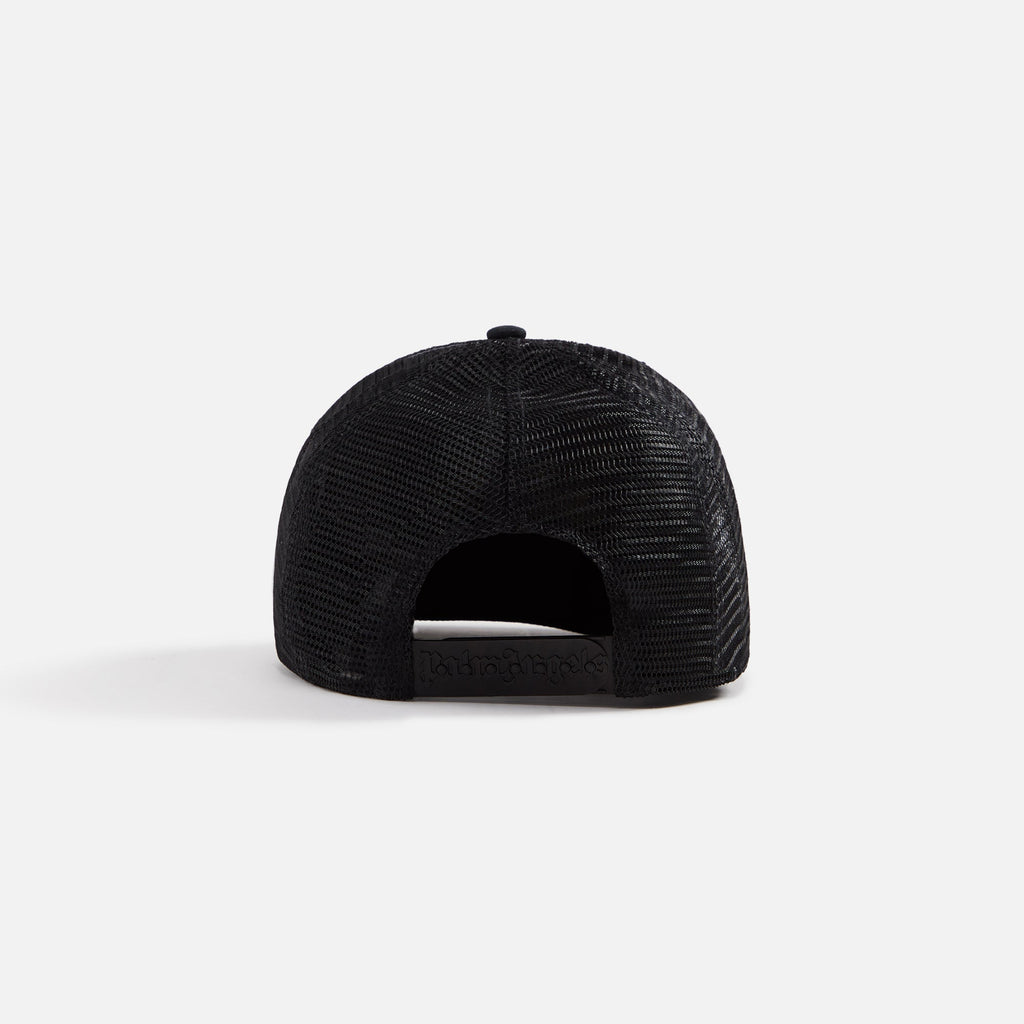 Curved Logo Mesh Cap Black Palm angels – Гарантія оригінальності – збільшений вид