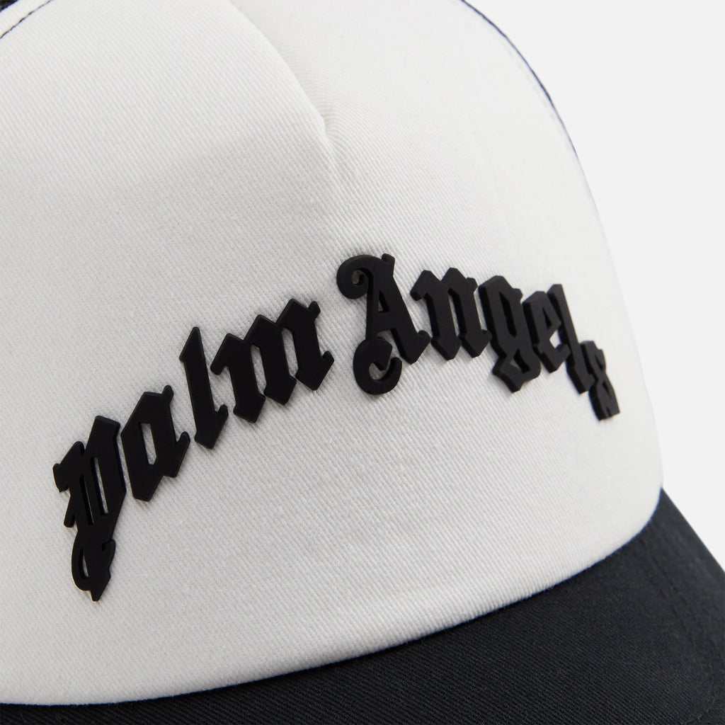Curved Logo Mesh Cap Black Palm angels – Гарантія оригінальності – детальний вид
