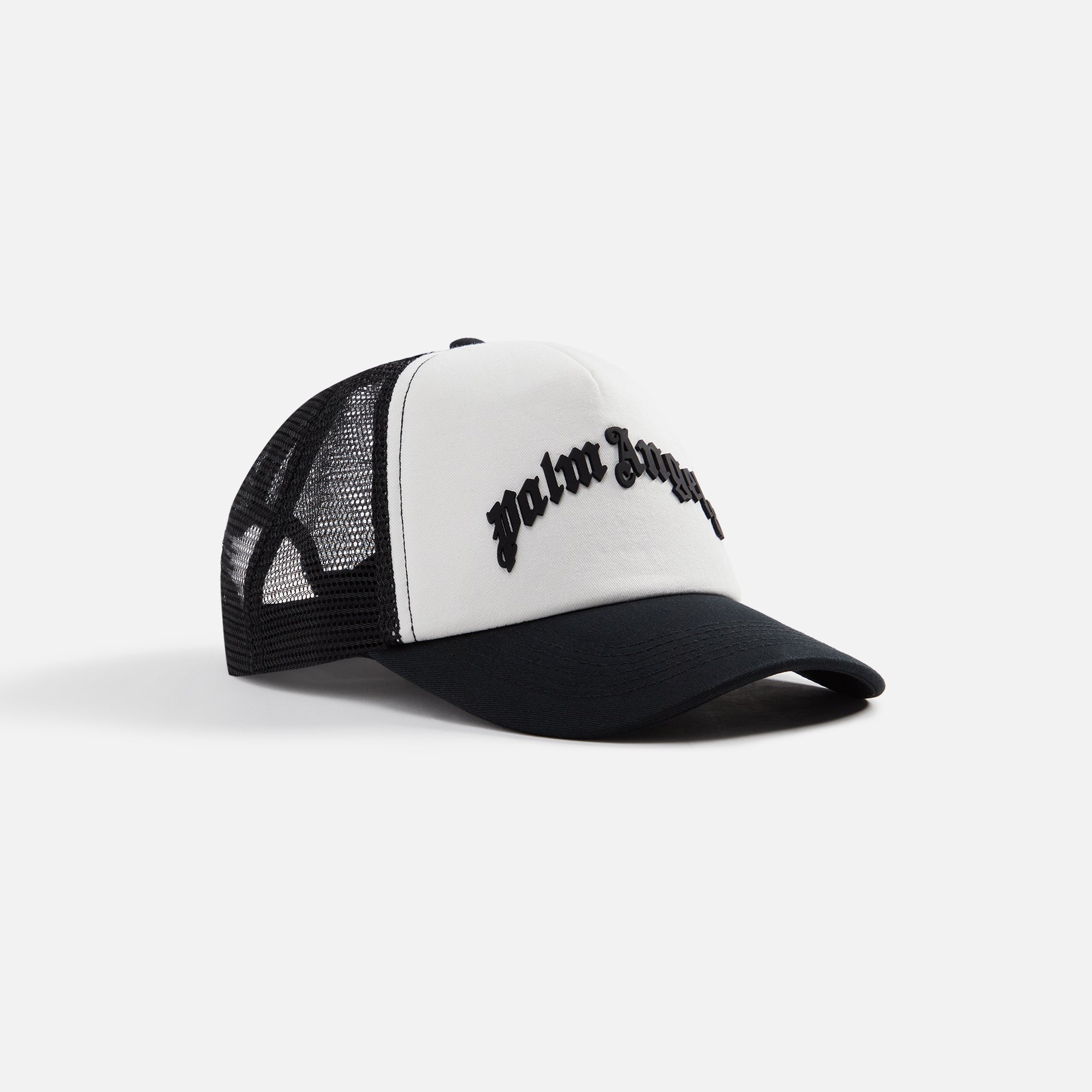 Curved Logo Mesh Cap Black Palm angels – Гарантія оригінальності – вид ззаду