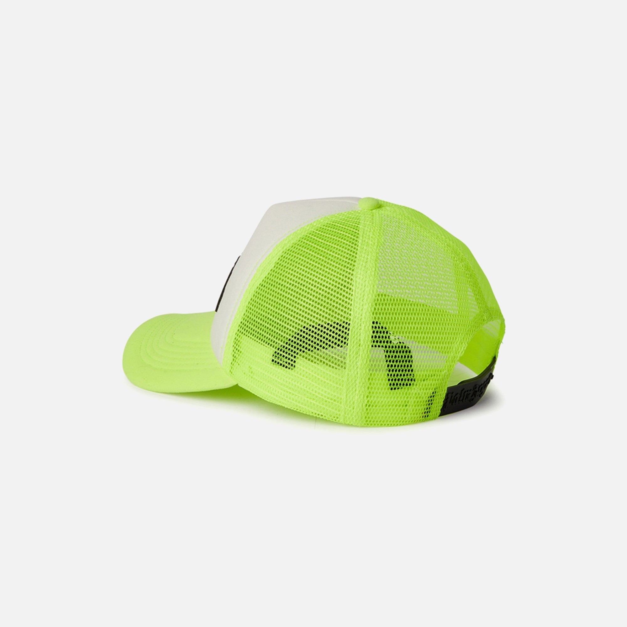 Curved Logo Mesh Cap Yellow Fluo Palm angels – Гарантія оригінальності – детальний вид