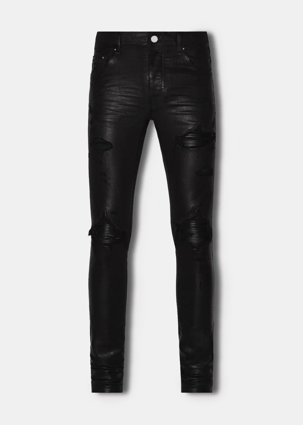 Оригінальна Black Coated Mx1 Jeans Amiri – боковий вид