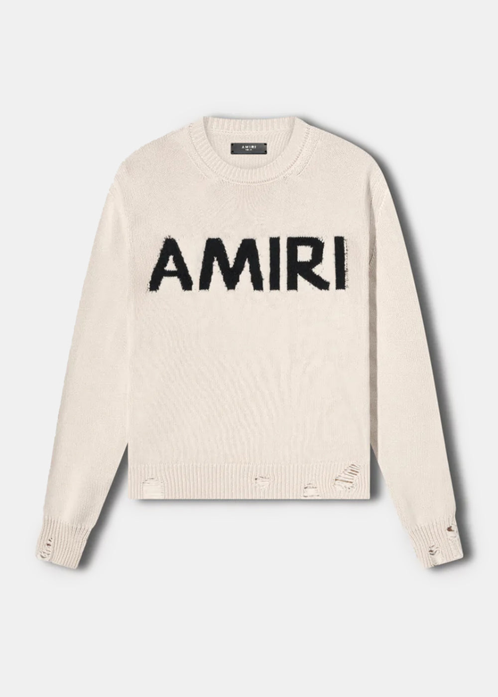 Оригінальна Alabaster Eyelash Logo Sweater Amiri – боковий вид