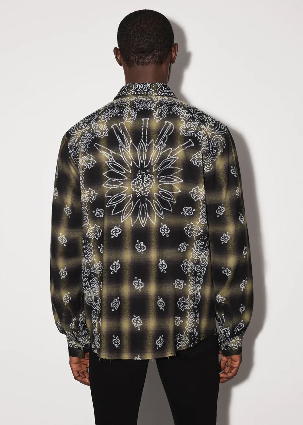 Green Plaid Bleach Bandana Shirt Amiri оригінал – Купити в Україні – детальний вид