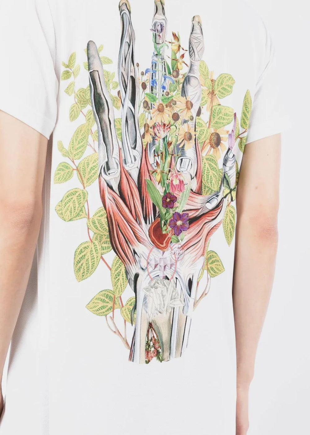 White Back Print T-Shirt Comme des garcons – Гарантія оригінальності – збільшений вид