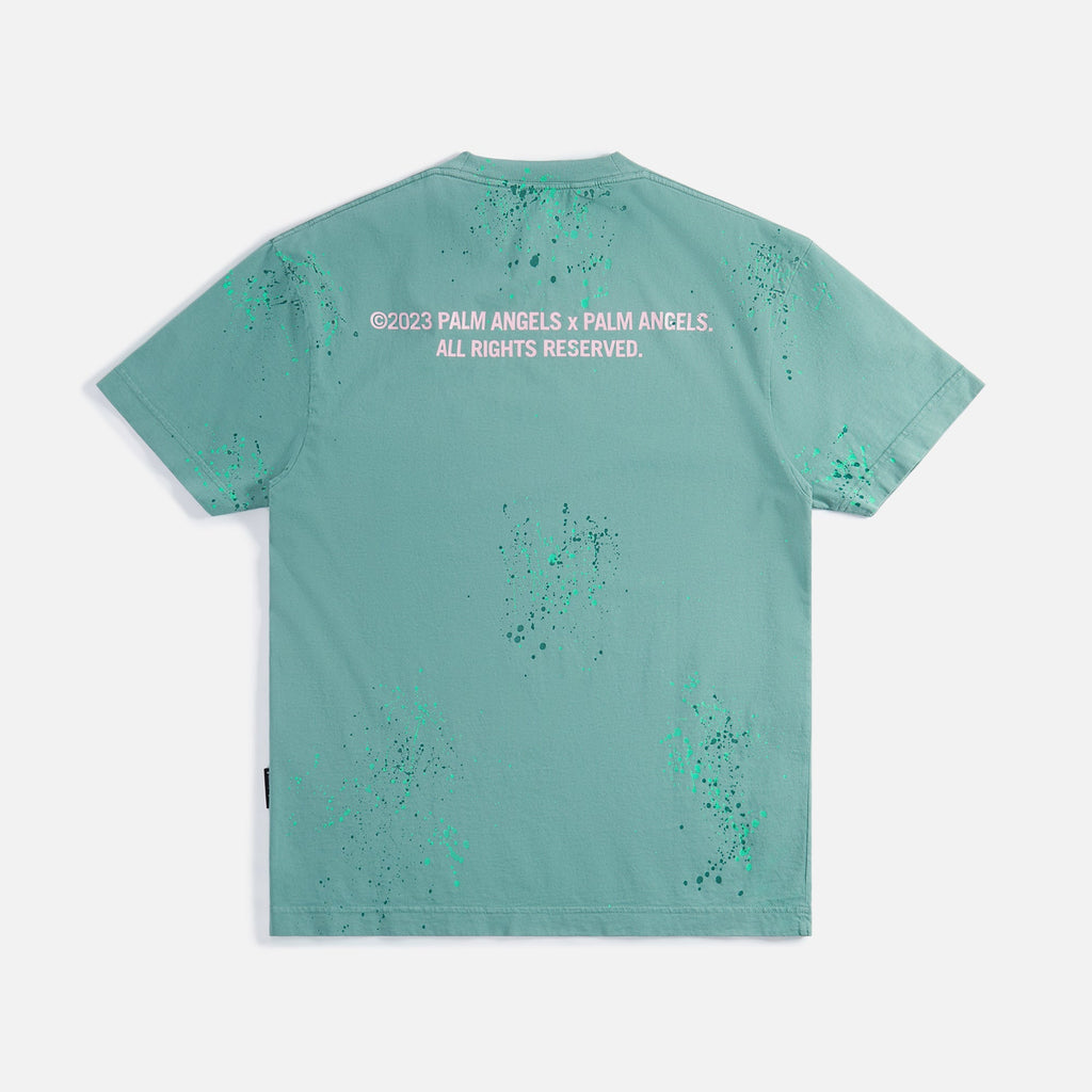 Pxp Painted Classic Tee Green Palm angels оригінал – Купити в Україні – вид ззаду