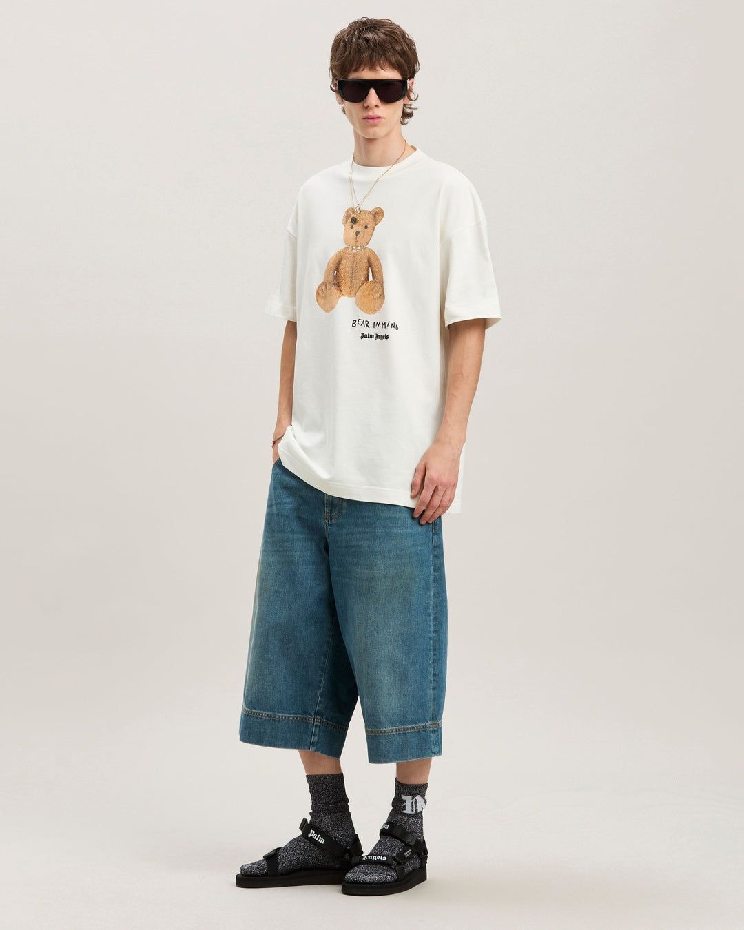 Bear T-Shirt Palm angels оригінал – Купити в Україні – вид ззаду - PALM ANGELS