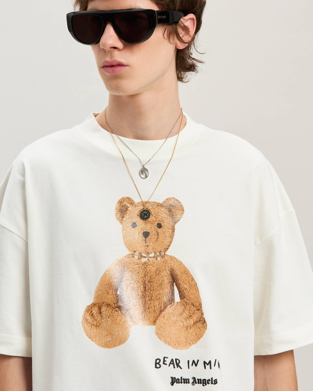 Bear T-Shirt Palm angels оригінал – Купити в Україні – збільшений вид - PALM ANGELS