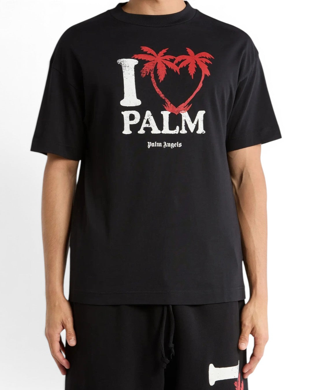 I Heart Palm Logo T-Shirt Palm angels оригінал – Купити в Україні – вид спереду - PALM ANGELS