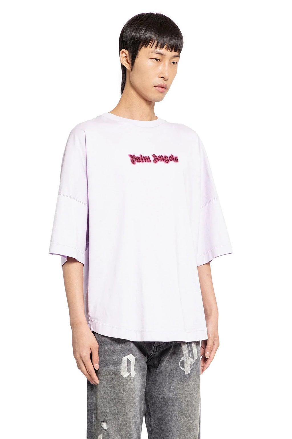 Neon Logo T-Shirt Palm angels – Гарантія оригінальності – детальний вид