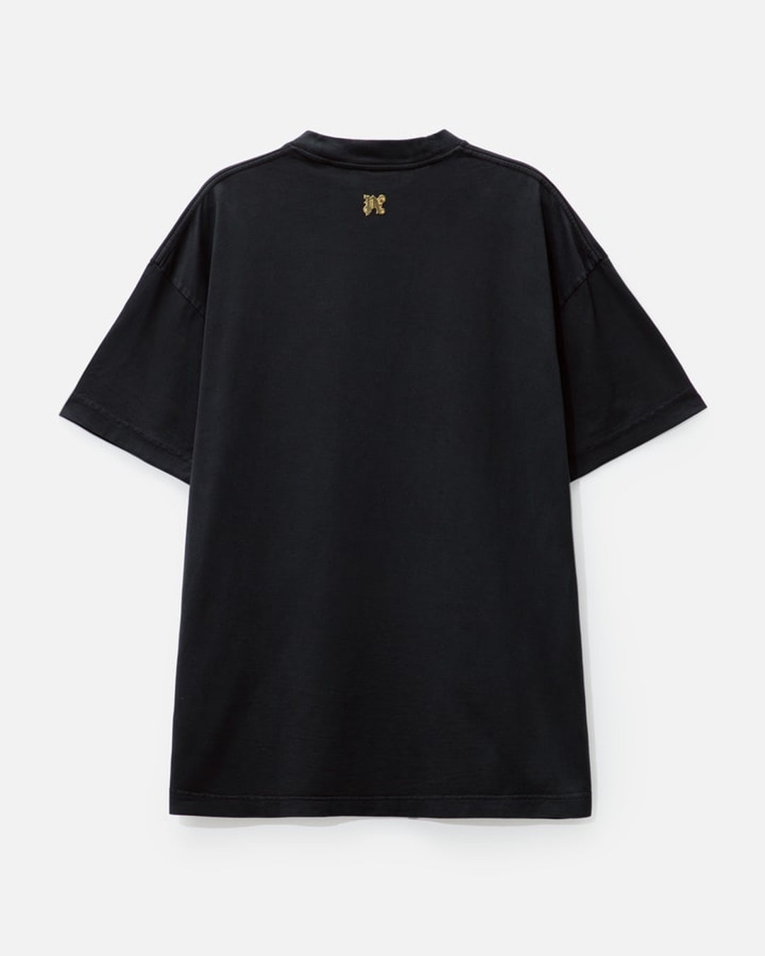 Burning Monogram Black T-Shirt Palm angels оригінал – Купити в Україні – вид ззаду - PALM ANGELS