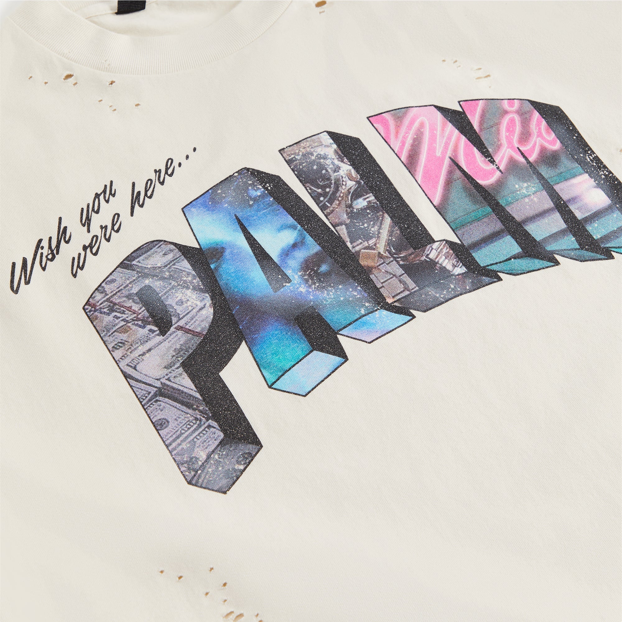 Palm Sign Vintage Tee White Palm angels – Гарантія оригінальності – детальний вид