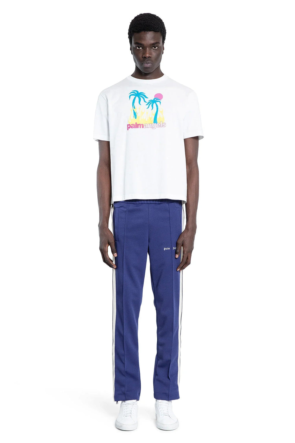 Оригінальна Burning Oasis Slim T-Shirt Palm angels – збільшений вид