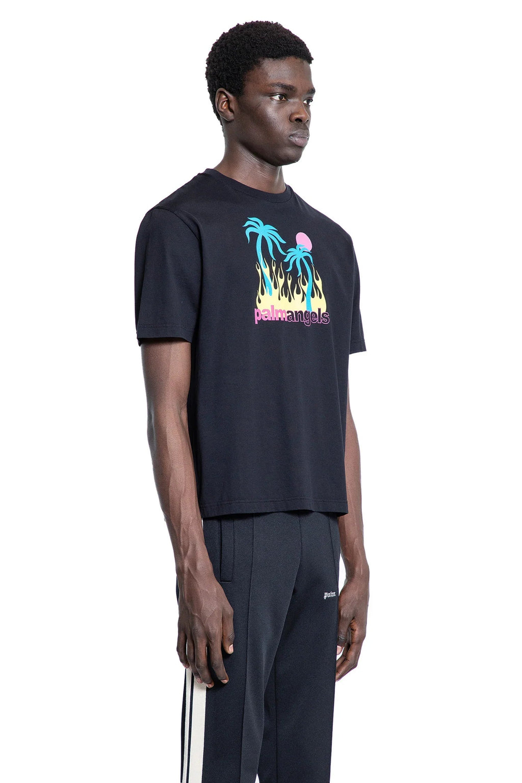 Оригінальна Burning Oasis Slim T-Shirt Palm angels – детальний вид