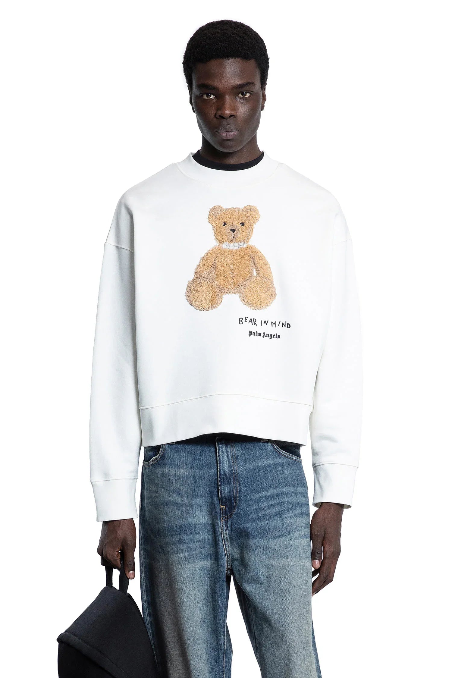Оригінальна Man White Sweatshirts Palm angels – боковий вид
