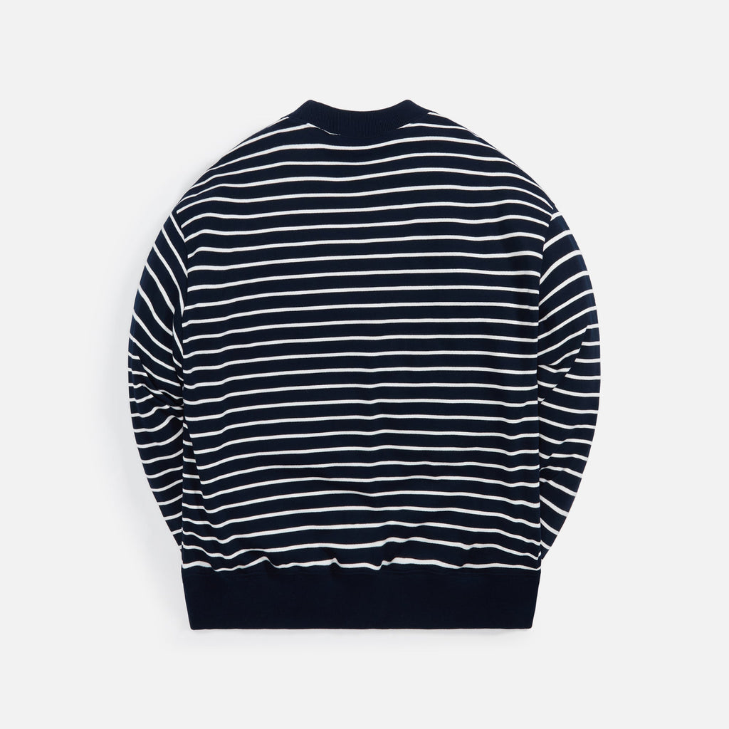 Оригінальна Pa Bear Stripes Crew Navy Palm angels – вид ззаду