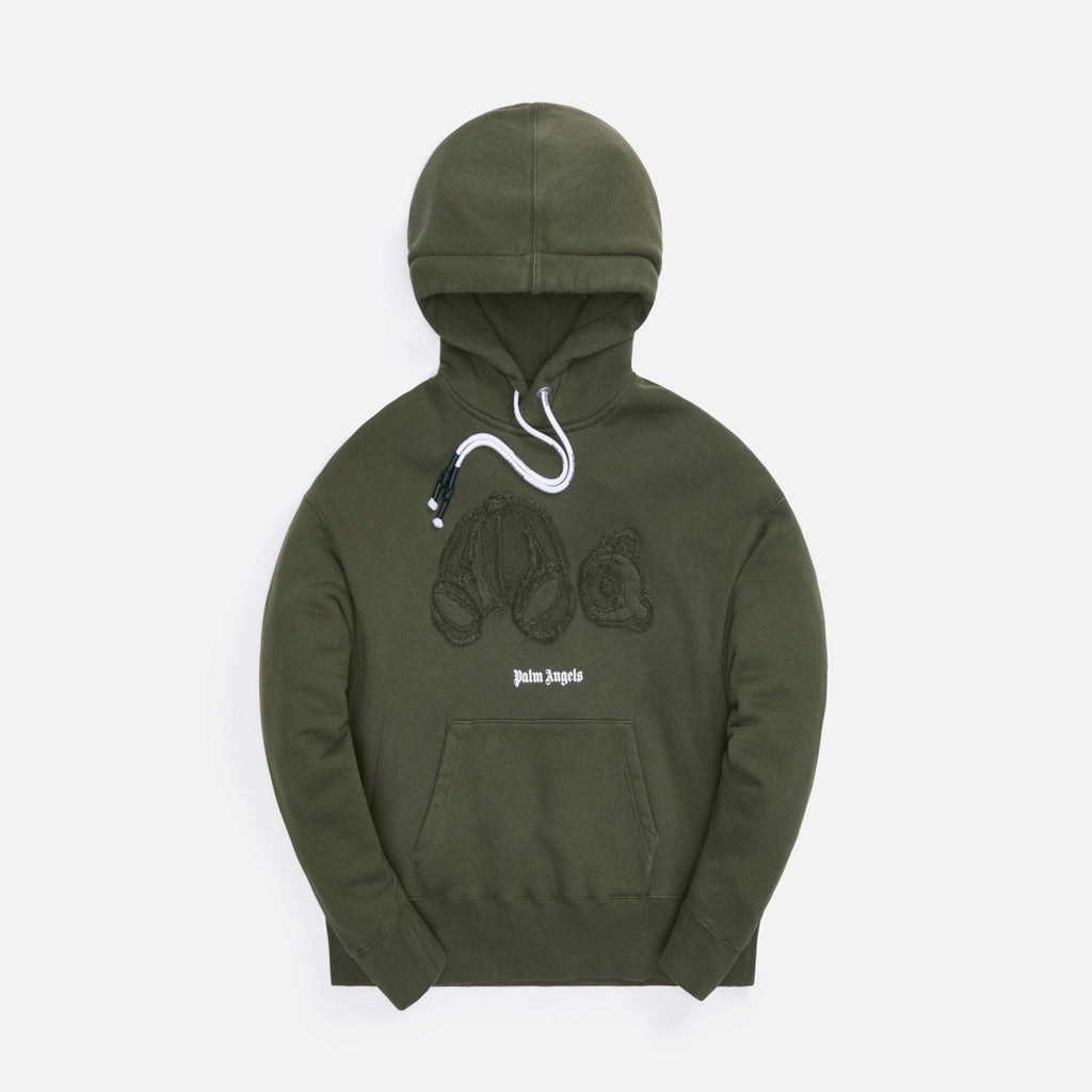 Gd Palm Angels Bear Hoodie Military Palm angels оригінал – Купити в Україні – боковий вид