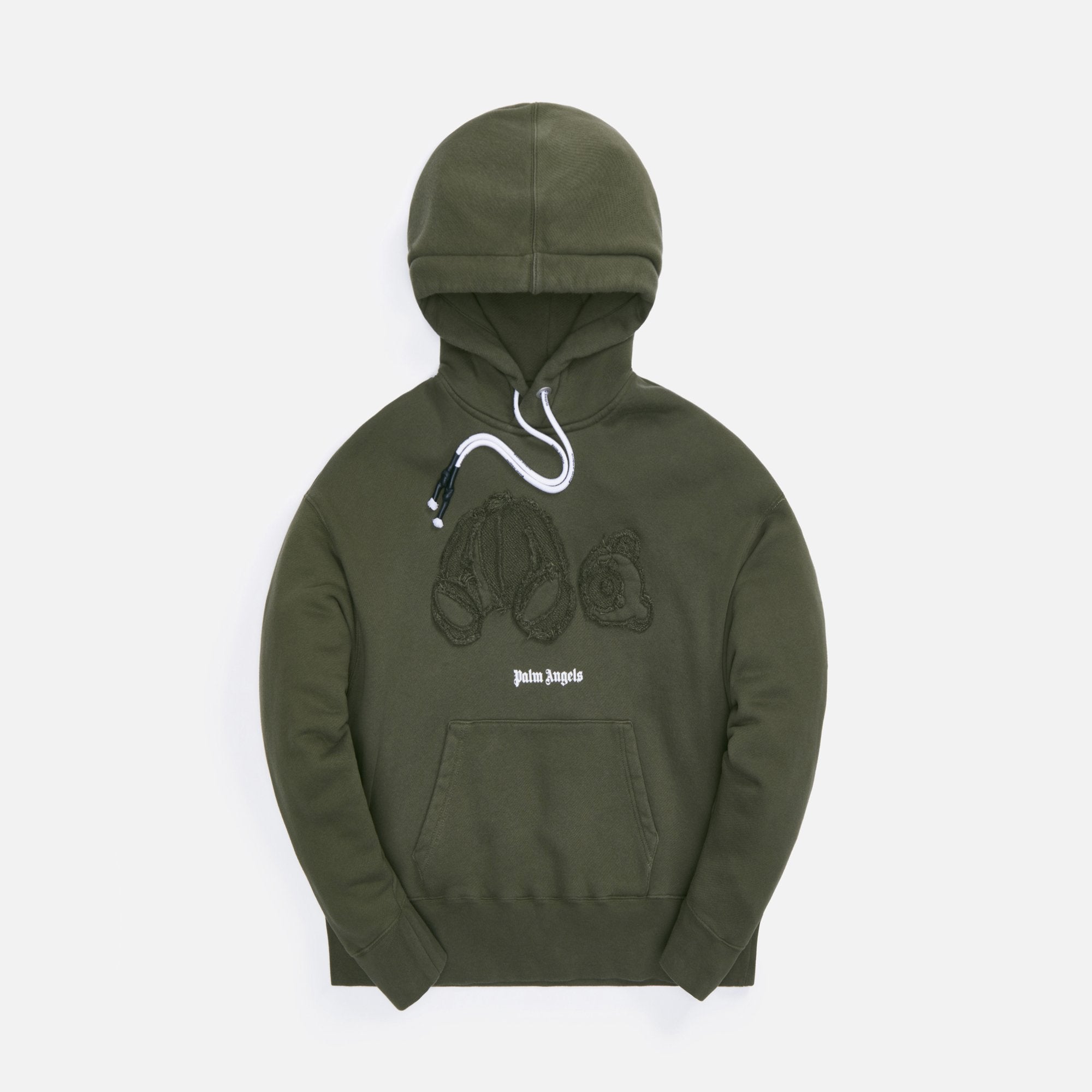 Gd Palm Angels Bear Hoodie Military Palm angels оригінал – Купити в Україні – боковий вид