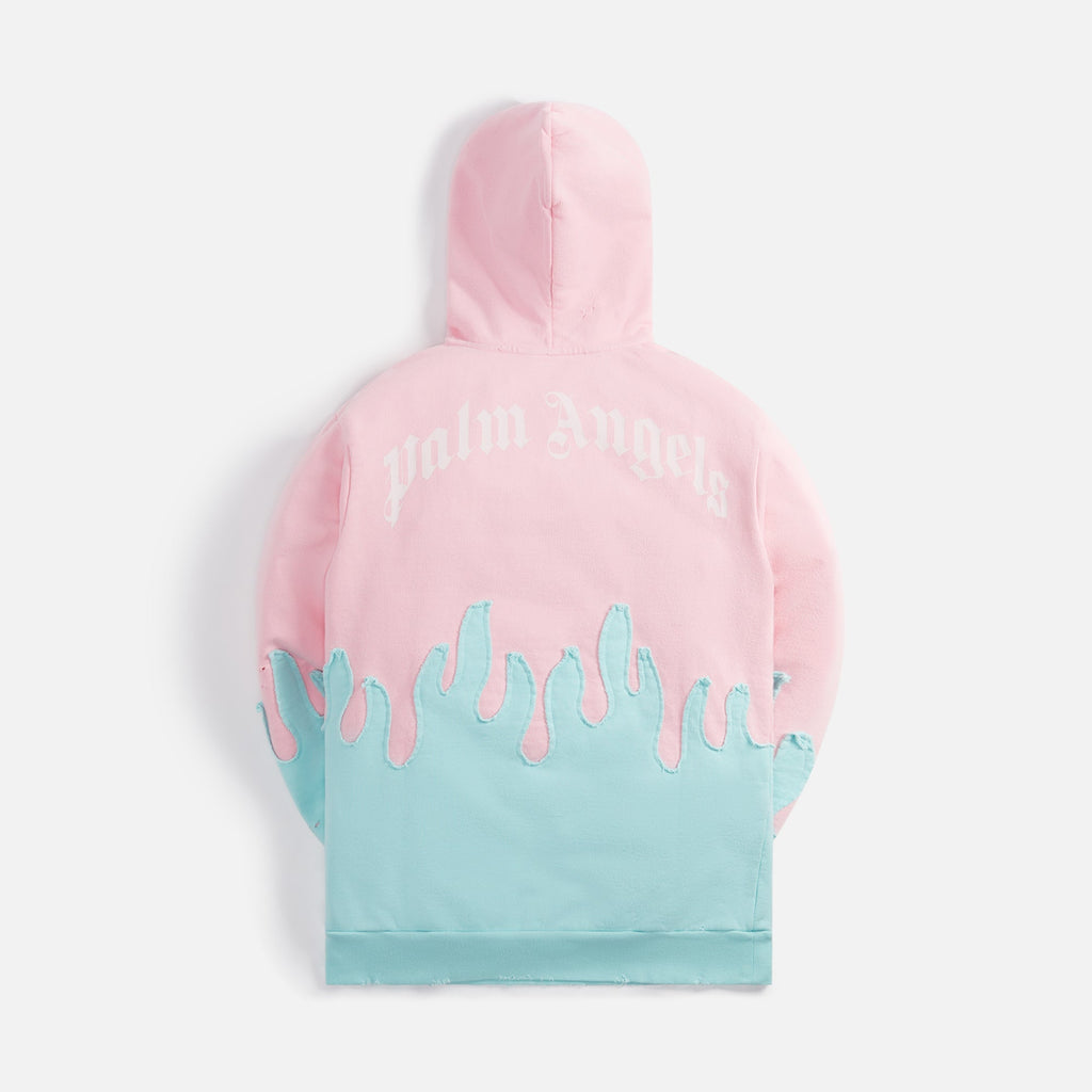 Layered Flames Vintage Hoody Pink Palm angels оригінал – Купити в Україні – вид ззаду