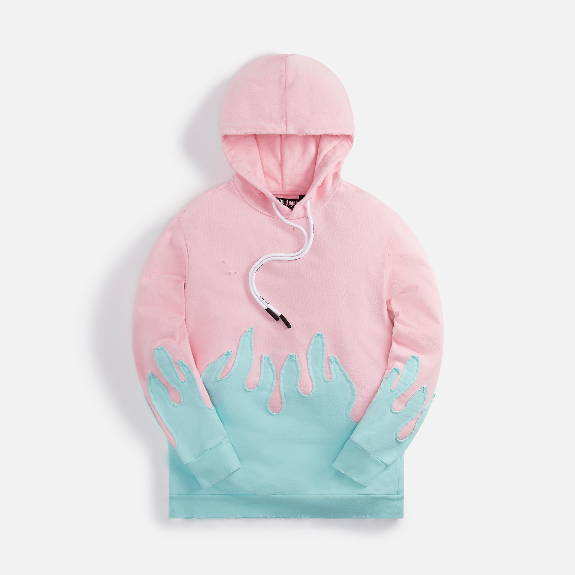 Layered Flames Vintage Hoody Pink Palm angels оригінал – Купити в Україні – боковий вид
