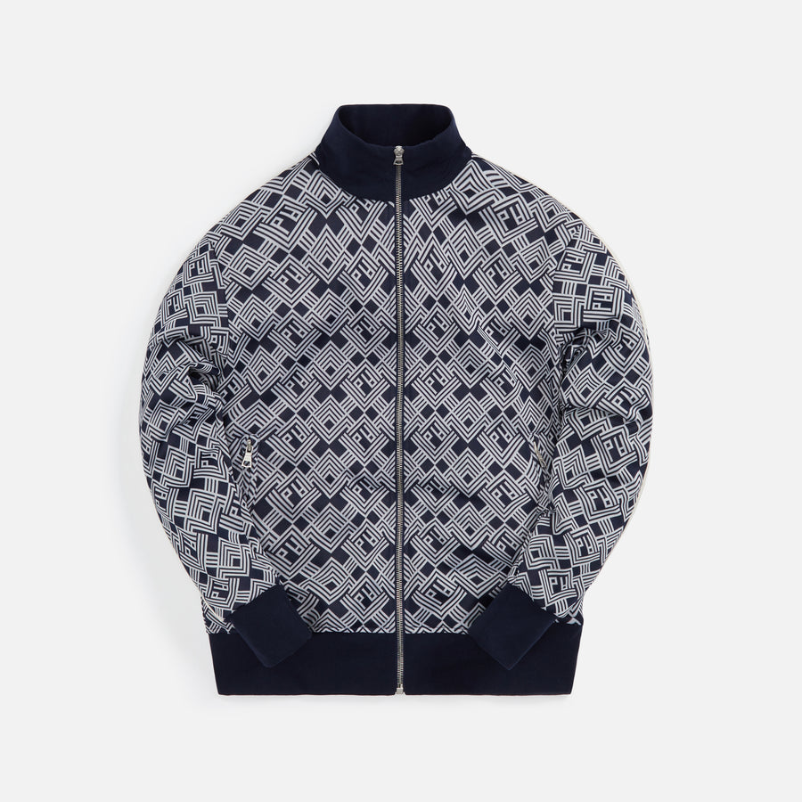 Pa Jacquard Track Jacket Navy Palm angels оригінал – Купити в Україні – боковий вид