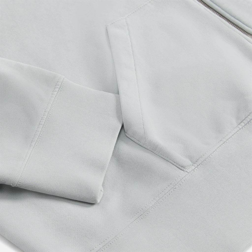 Gd Reverse Logo Zipped Hoodie Light Grey Palm angels – Гарантія оригінальності – збільшений вид