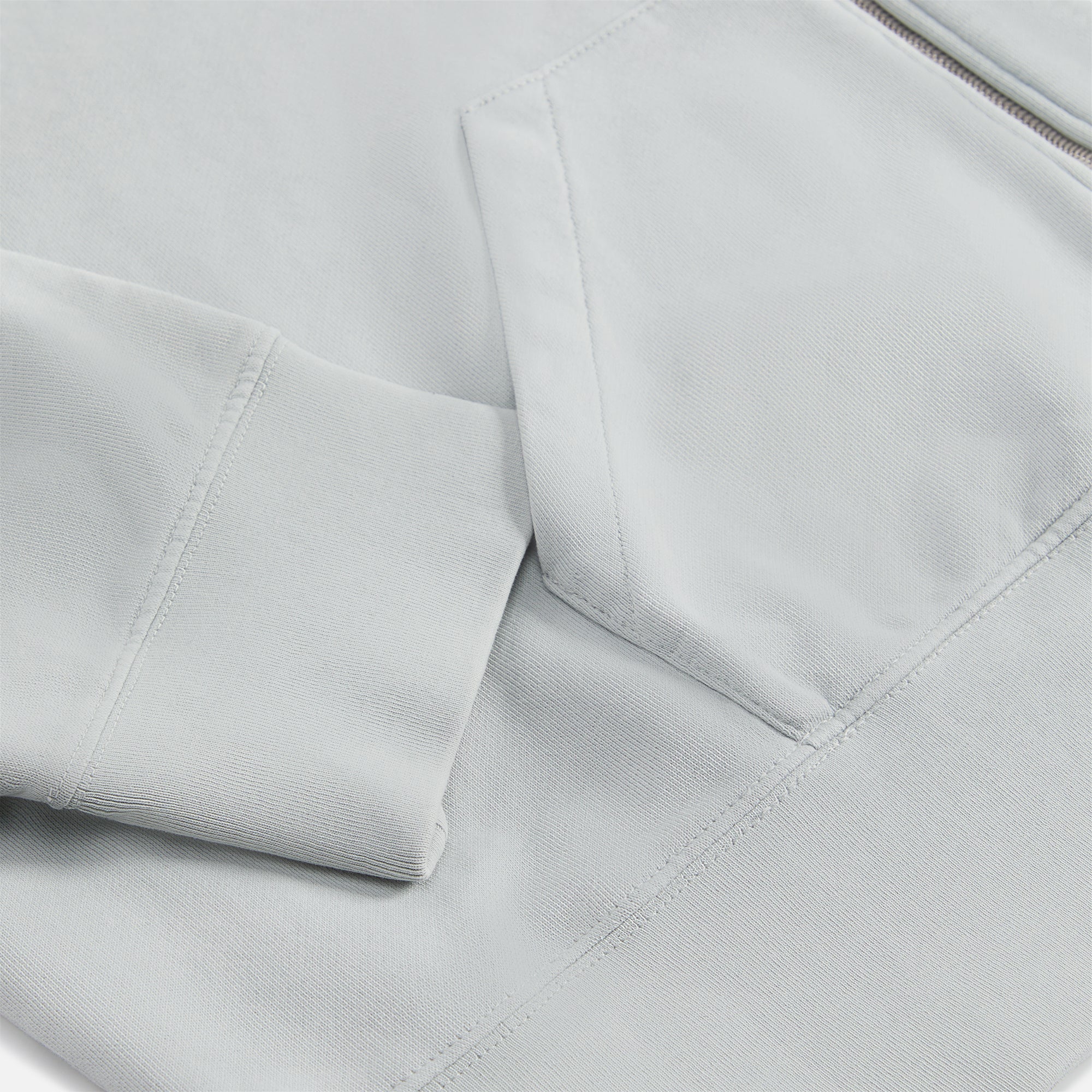 Gd Reverse Logo Zipped Hoodie Light Grey Palm angels – Гарантія оригінальності – збільшений вид