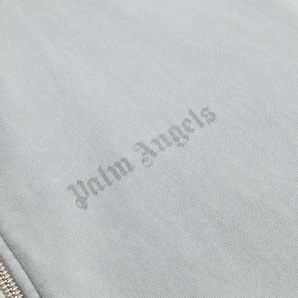 Gd Reverse Logo Zipped Hoodie Light Grey Palm angels – Гарантія оригінальності – детальний вид