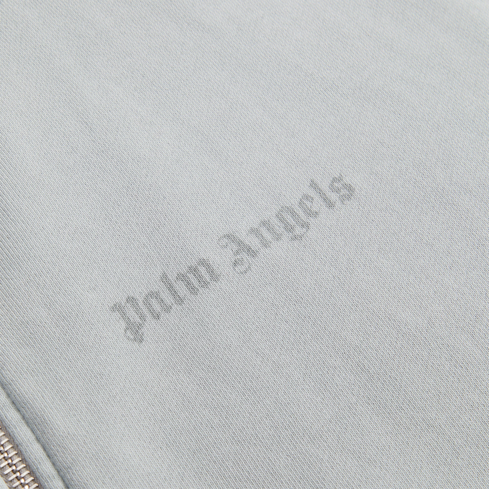 Gd Reverse Logo Zipped Hoodie Light Grey Palm angels – Гарантія оригінальності – детальний вид