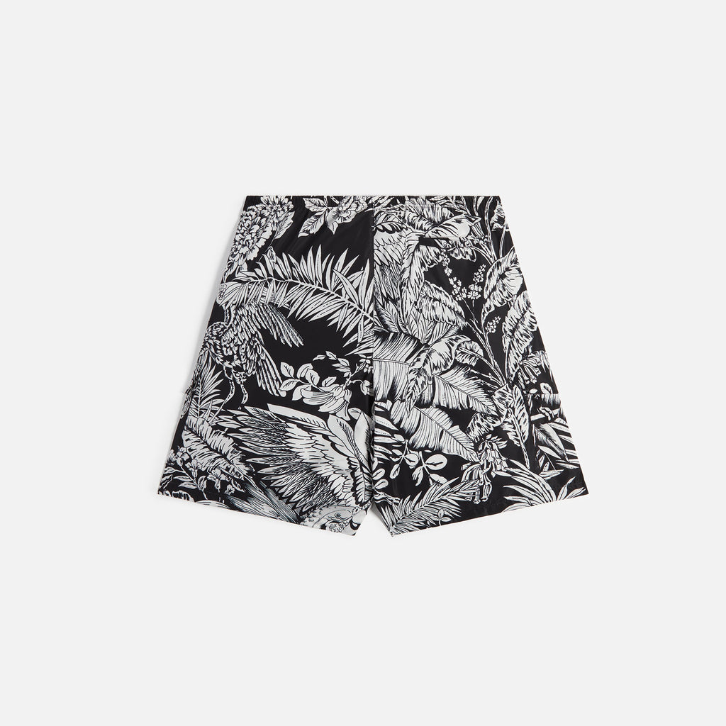 Jungle Parrots Swimshorts Black Palm angels – Гарантія оригінальності – вид ззаду