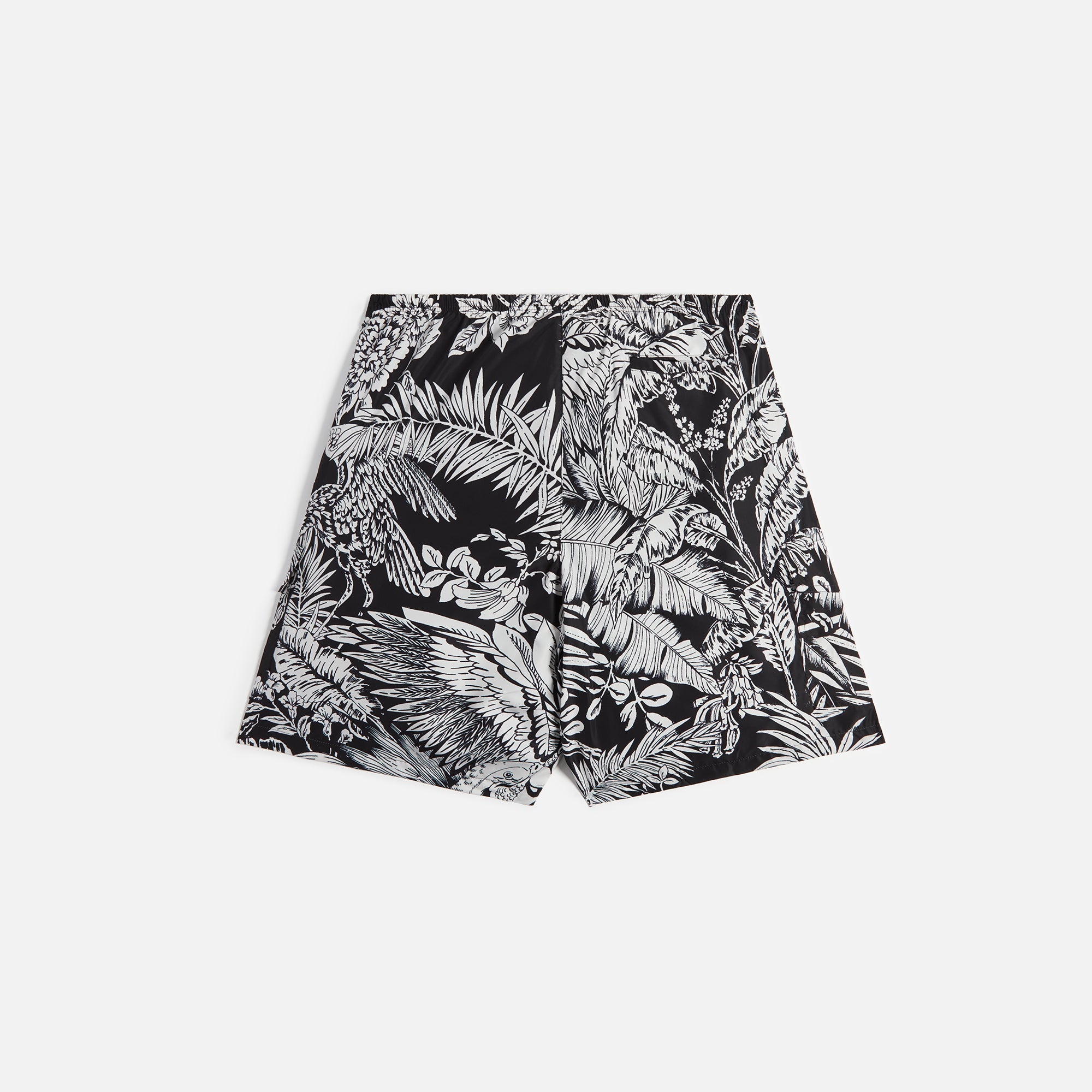 Jungle Parrots Swimshorts Black Palm angels – Гарантія оригінальності – вид ззаду
