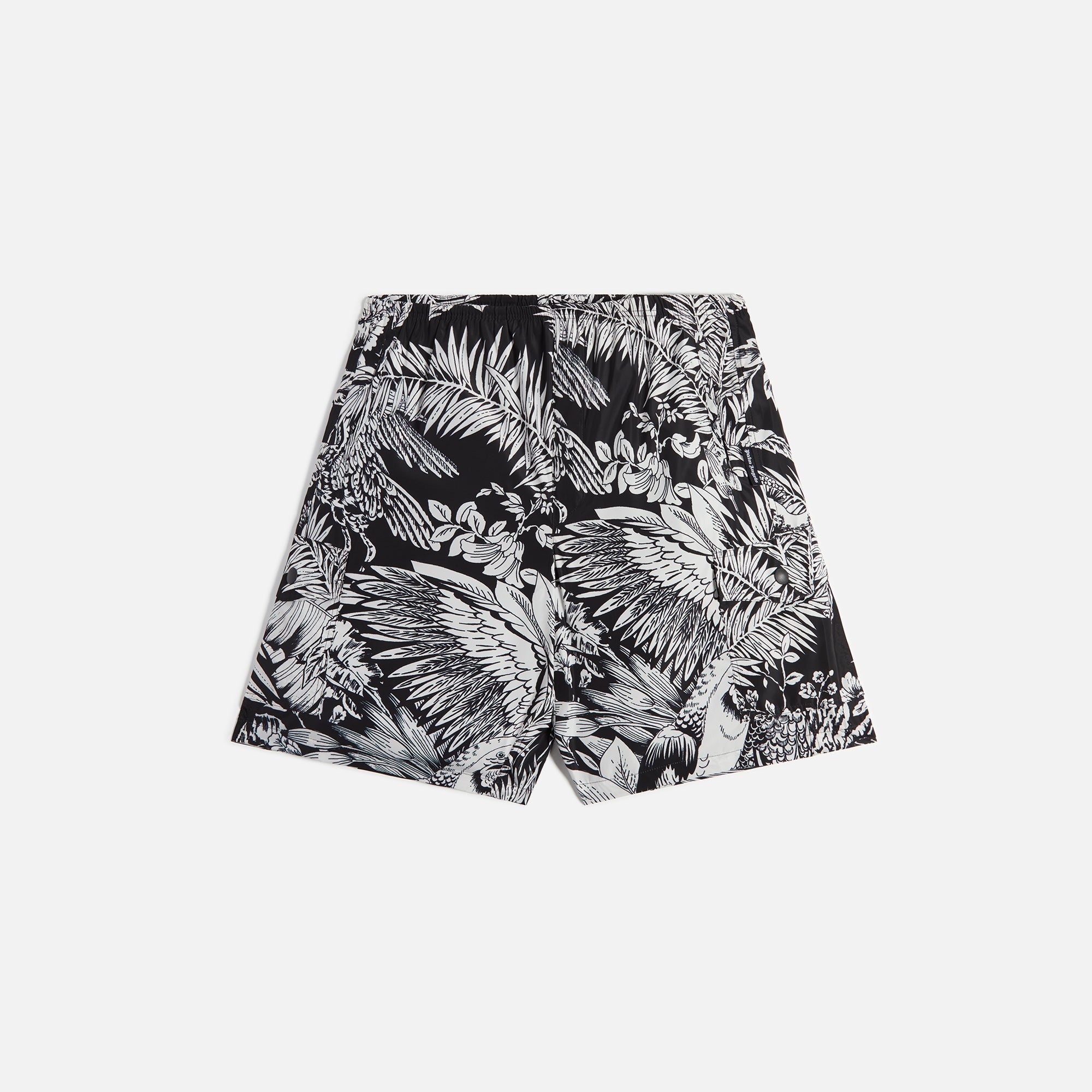Jungle Parrots Swimshorts Black Palm angels – Гарантія оригінальності – боковий вид