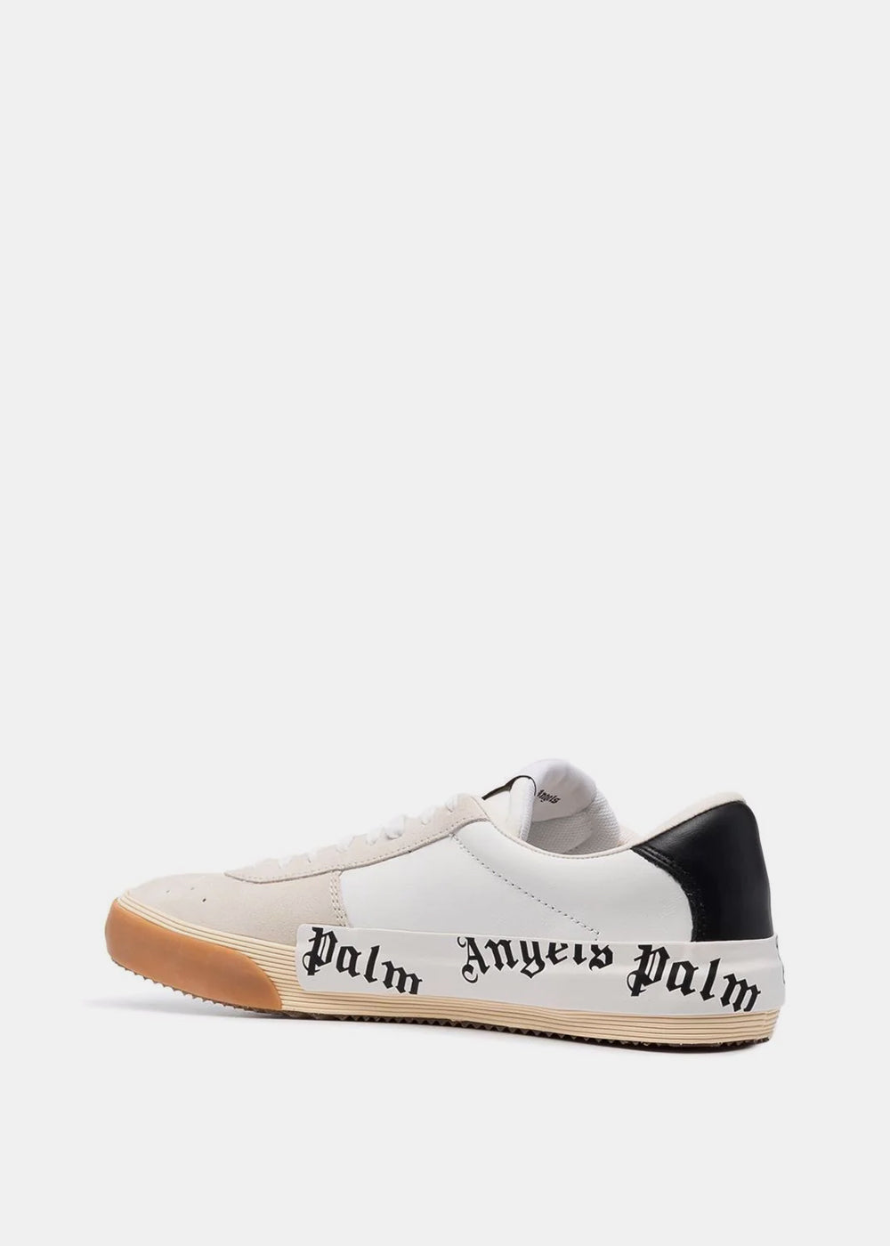 White Logo Print Low-Top Sneakers Palm angels – Гарантія оригінальності – детальний вид