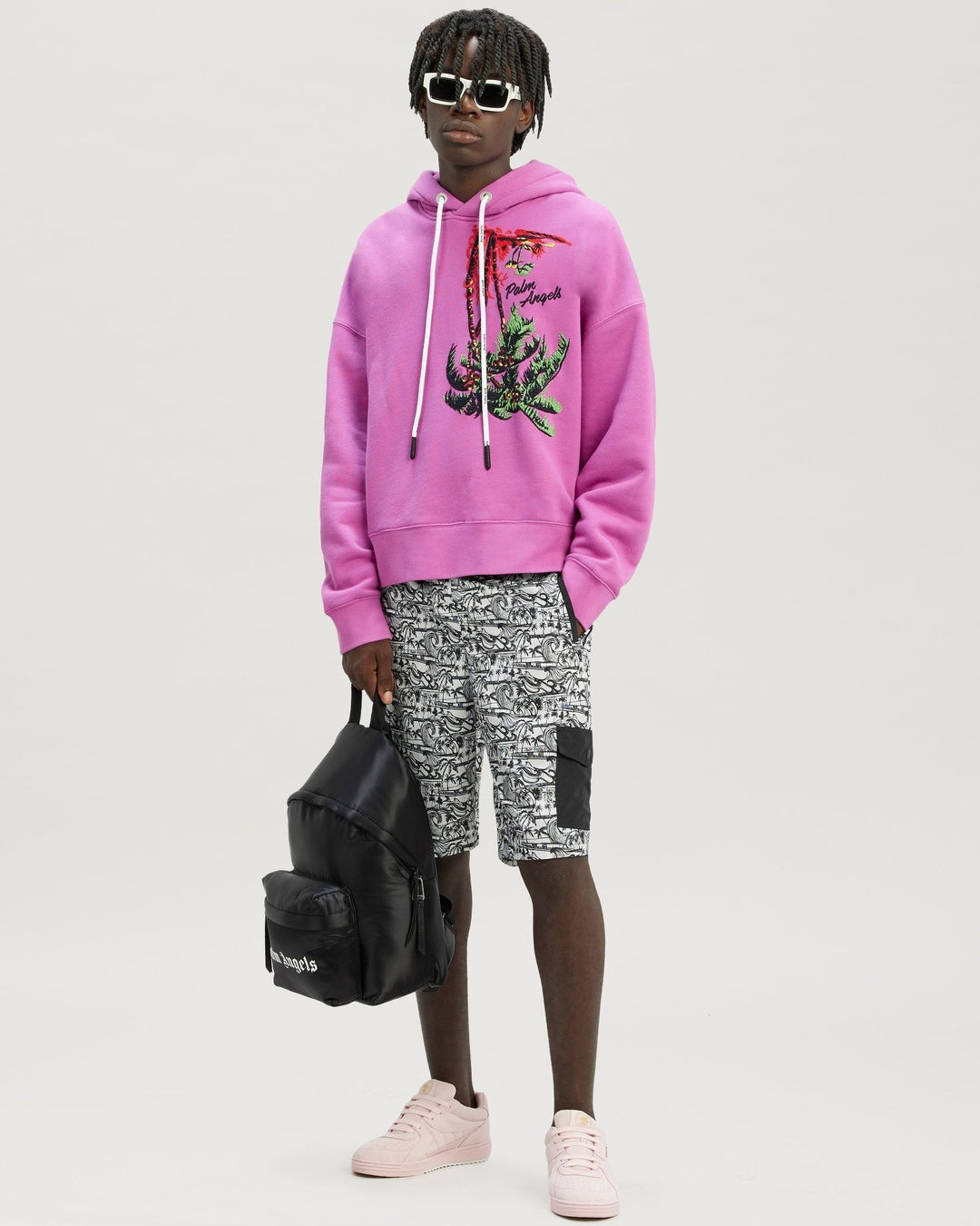 Classic Logo Backpack, Palm Angels, фото 2