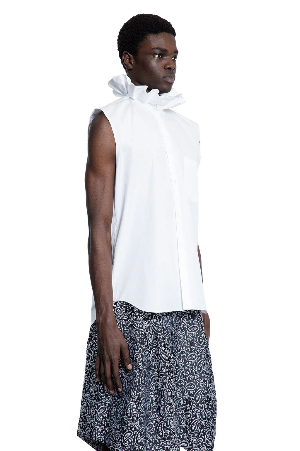 Plus Man White Shirts Comme des garcons – Гарантія оригінальності – вид ззаду