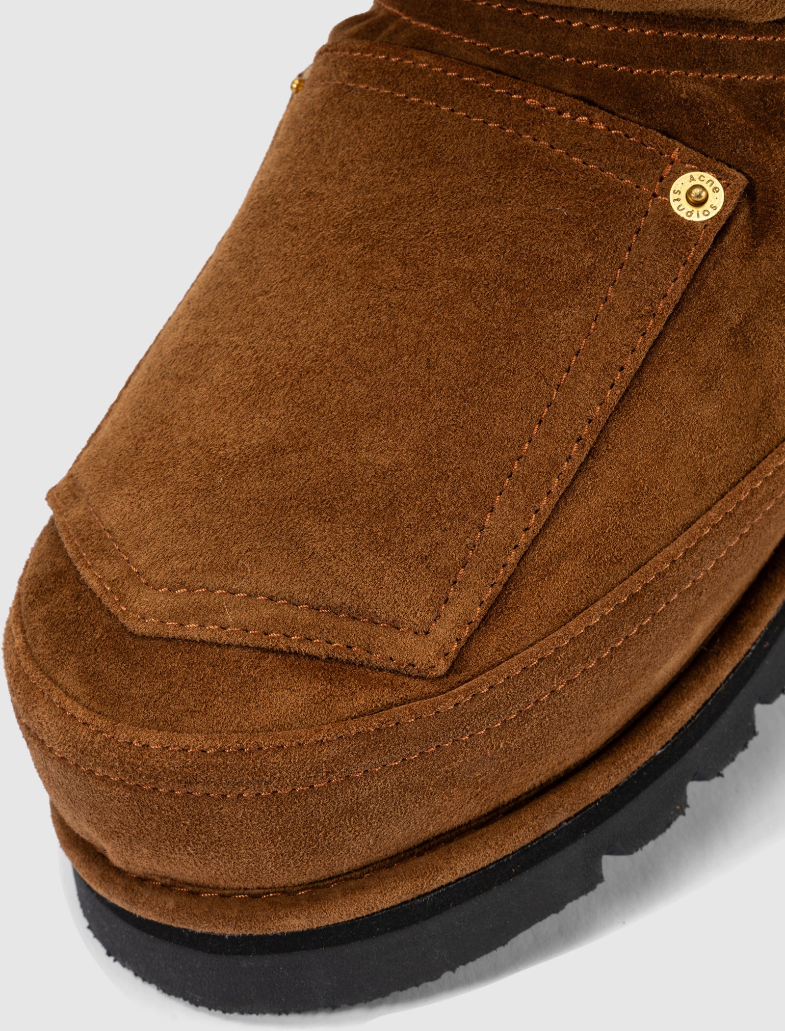 Оригінальна Suede Boots Acne studios – вид ззаду