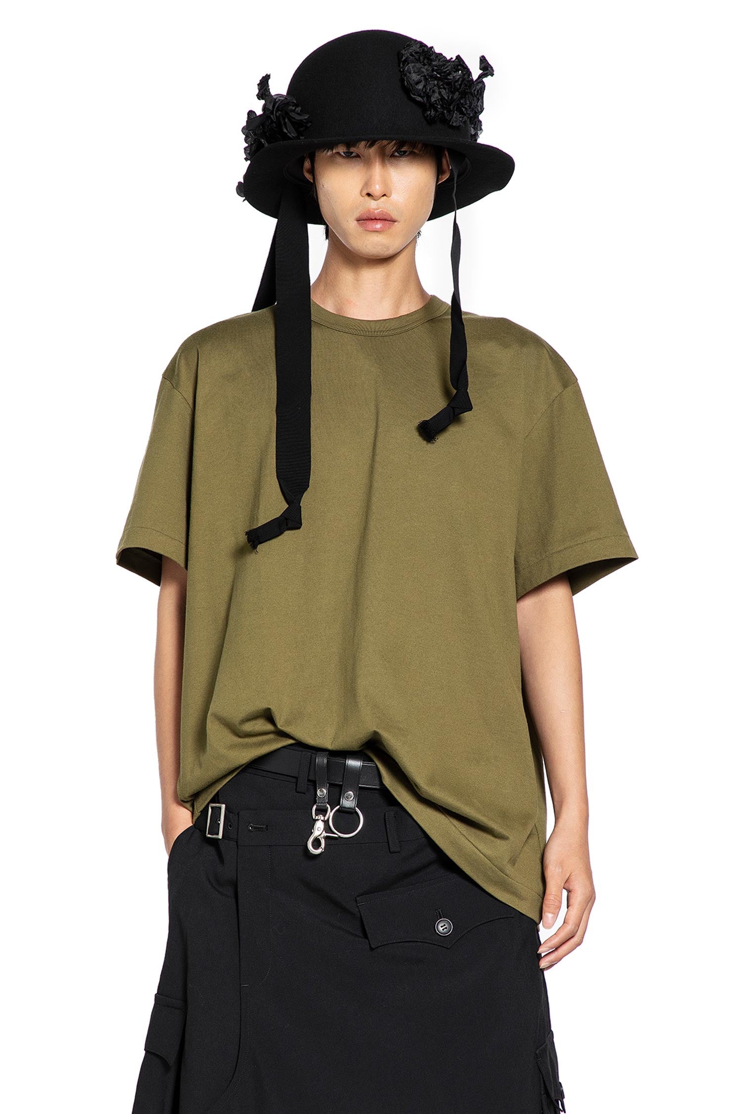 T-Shirt In Cotton Jersey Comme des garcons оригінал – Купити в Україні – боковий вид